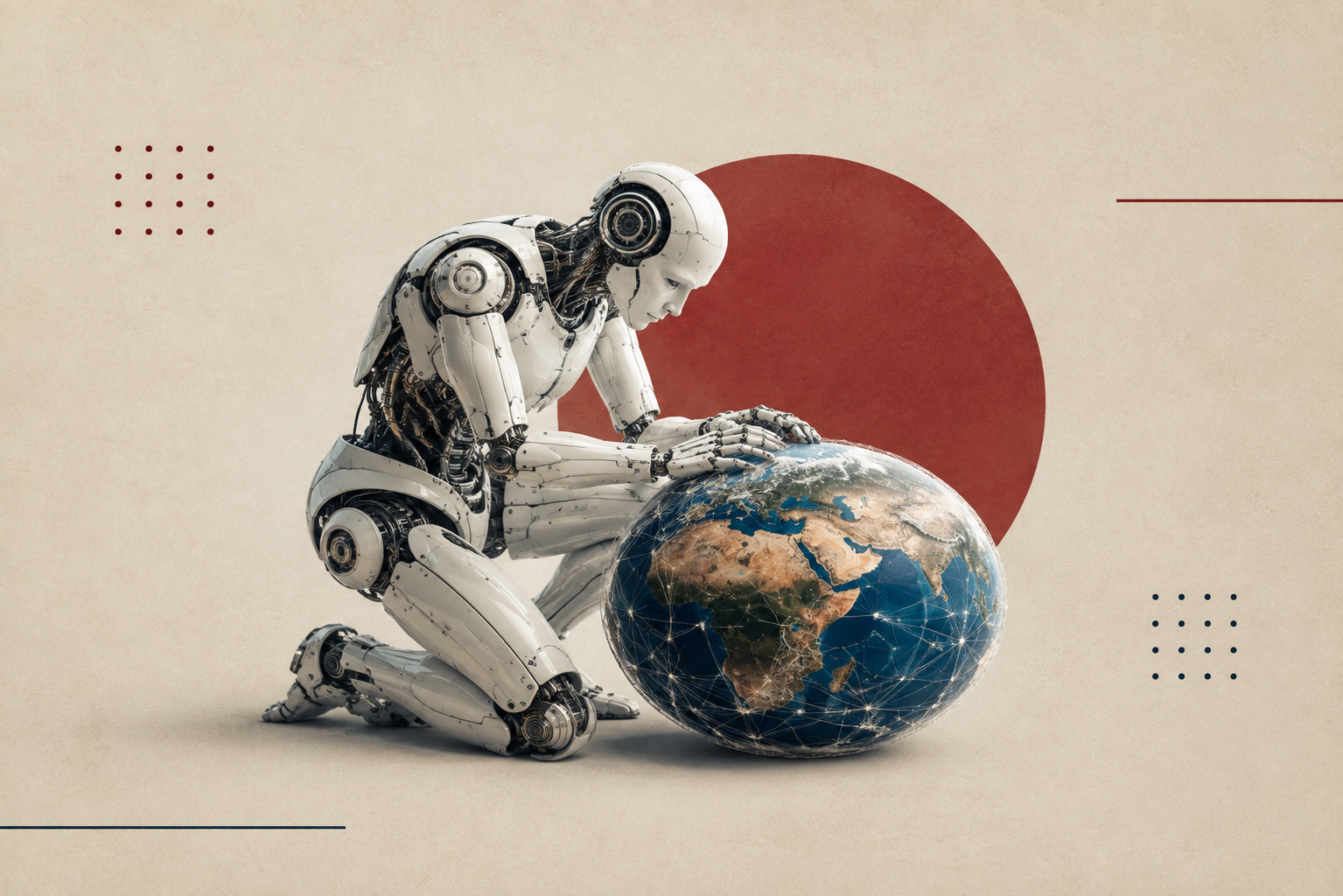 humanoid looking at earth tommaso durante